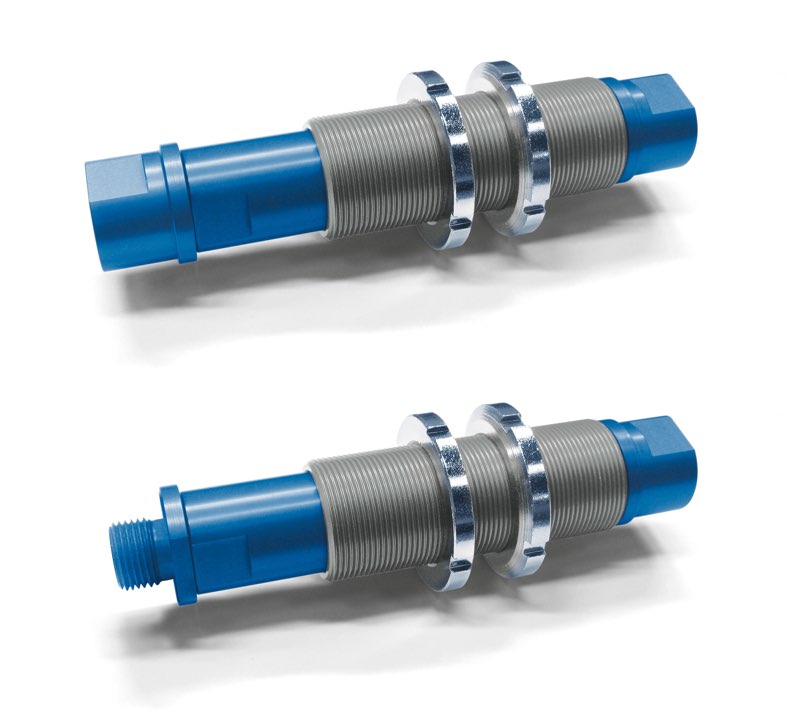 Porte-ventouses antirotatifs avec ressort encastré et raccord femelle/mâle